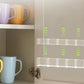 Straw Holder for Cabinet Door Reusable Straw Storage for Kitchen Cupboard