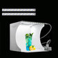 Photo Light Tent with LED 6 Backdrops Foldable Photo Studio Light Box for Jewelry Watch
