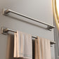 60cm Self-Adhesive Towel Holder Hand Towel Rack No Drilling Robe Hooks Towel Rail
