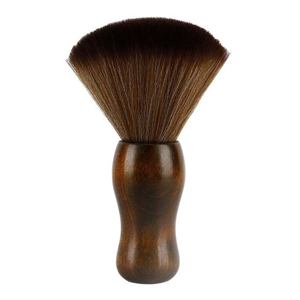 Soft Hair Sweeper Brush with Storage Case Neck Duster Brush for Home Barbershop