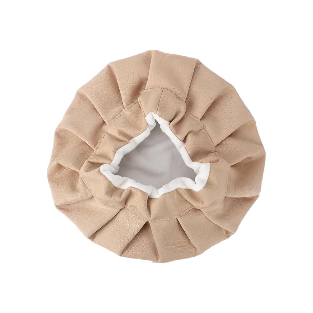 Reusable Castor Oil Pack Hat Eye Mask with Adjustable Elastic Strap