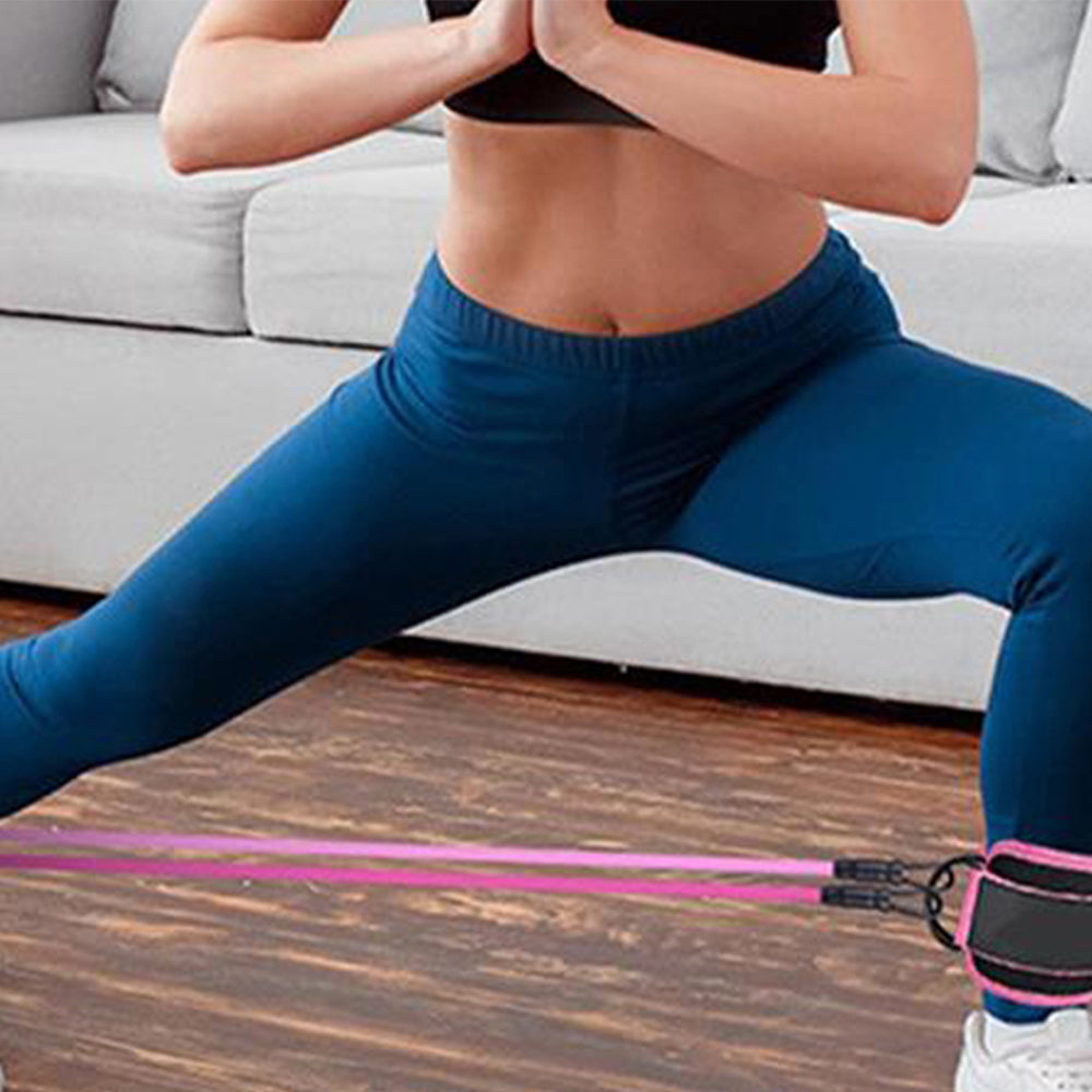 Ankle Resistance Bands With Cuffs TPE Booty Workout Equipment For Working Out