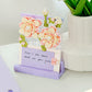 Artificial Flower Blocks Kids Building Toys Flowers Sticky Note Clip Folder