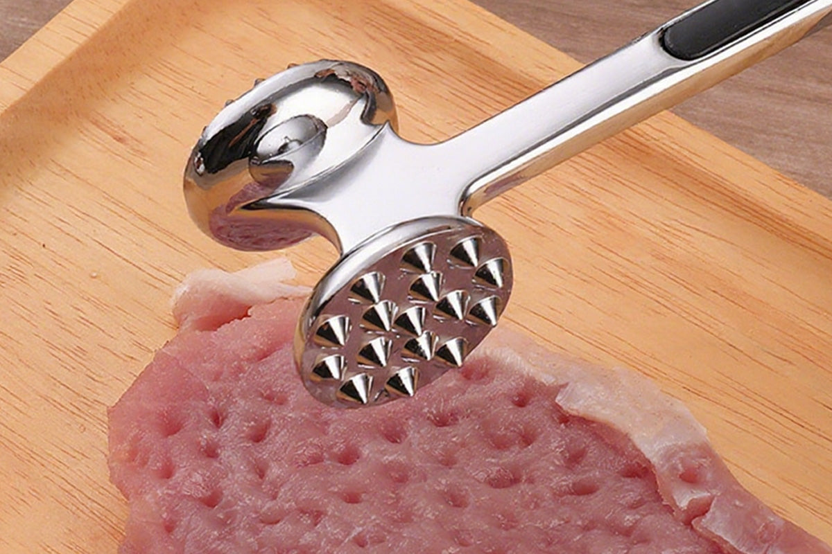 Meat Tenderizer Mallet Dual Sided Meat Hammer Chicken Pounder for Steak and Beef