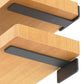 2Pcs Hidden Shelf Brackets 0.4 cm Thick for Floating Shelf Support