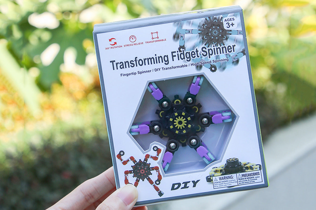 Transformable Mechanical Gyro Fidget Spinner