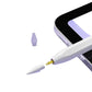 LED Power Display Stylus Pencil for iPad with Palm Rejection and Tilt Sensitivity White