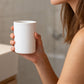 6 Pcs Bathroom Wash Set with Bamboo Lids and Plastic Body