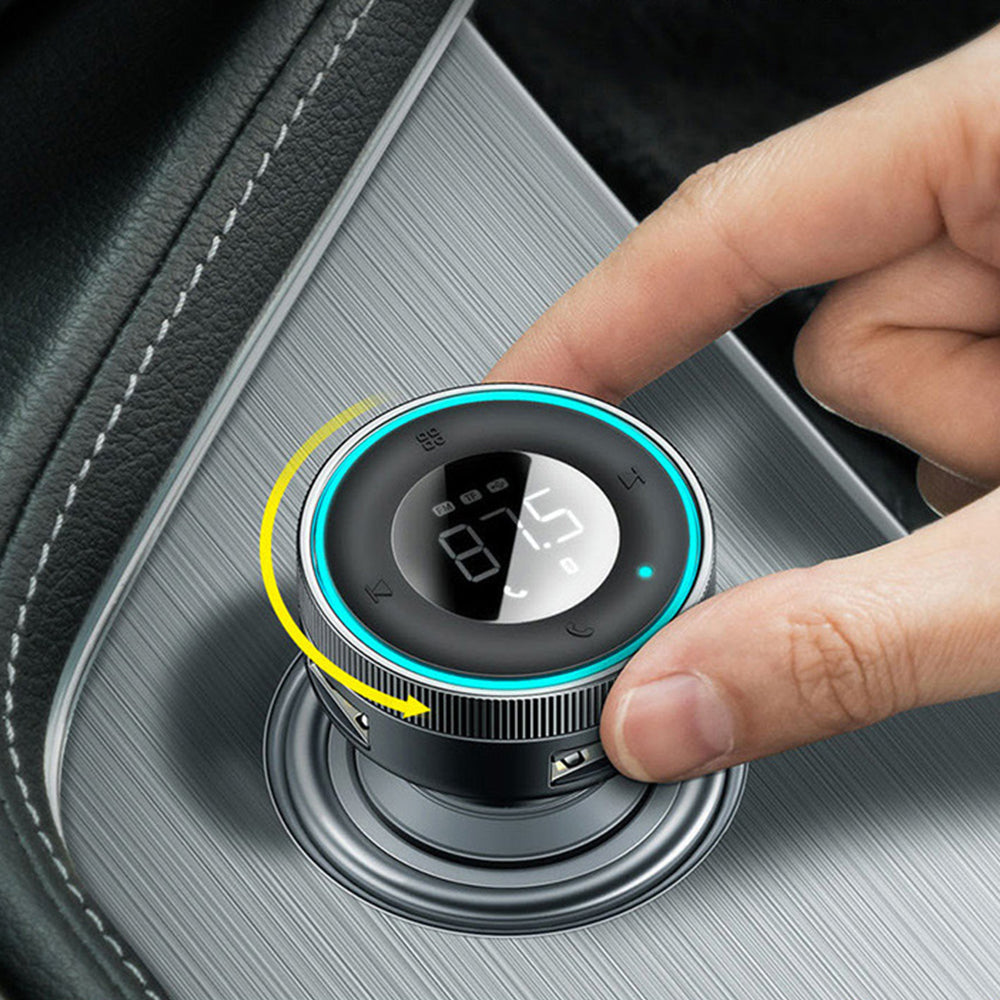 Bluetooth 5.0 Radio Car Kit Wireless FM USB Charger Player