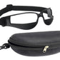 Lensless Sports Eye Protection Frame Adjustable Headband Eye Guard for Basketball with Storage Case