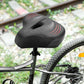 Comfortable Bike Saddle with Shock Absorption and Universal Adapter for Various Bikes