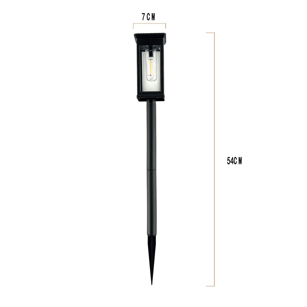 4Pcs Solar Pathway Lights Outdoor Garden Lights with Warm White LED