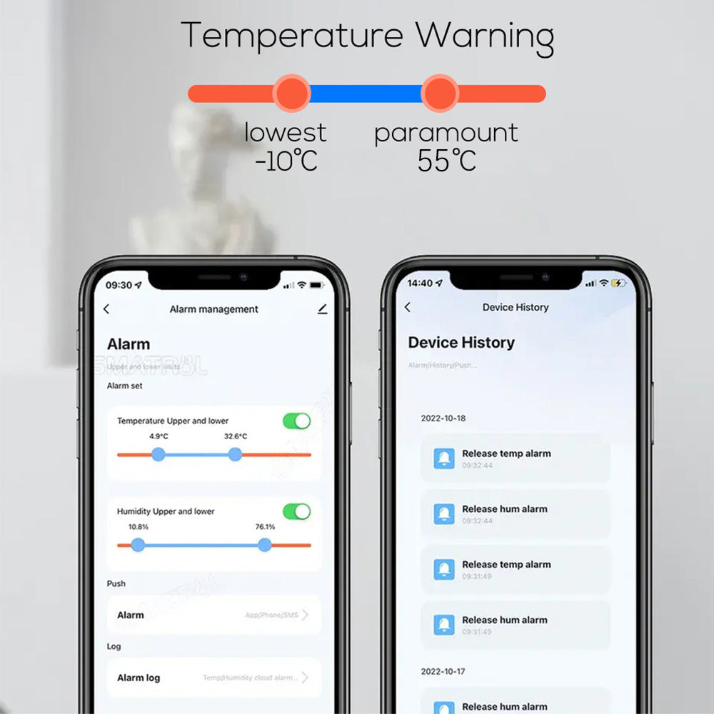 Digital WiFi Wireless Temperature Humidity Sensor for Indoor