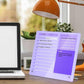 Thick Acrylic Dry Erase Board for Desk Planner with Stand
