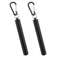 2 Pack Collapsible Stainless Steel Travel Straws with Keychain Cases