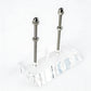 2 Pcs Acrylic Skateboard Wall Mount Display Holder for Skateboard Scooter Display