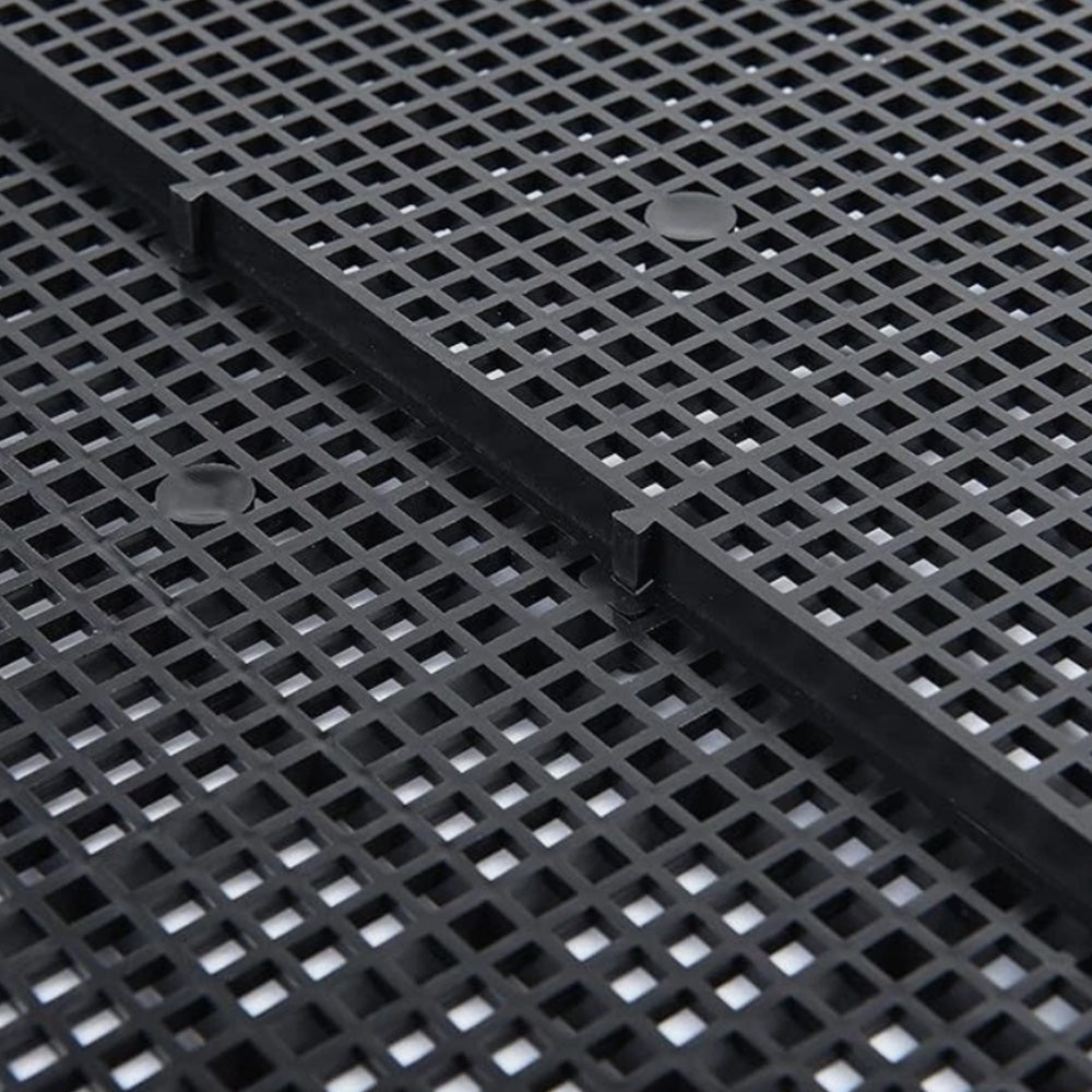 8 Piece Plastic Aquarium Grid Divider Set for Fish Tanks and Breeding