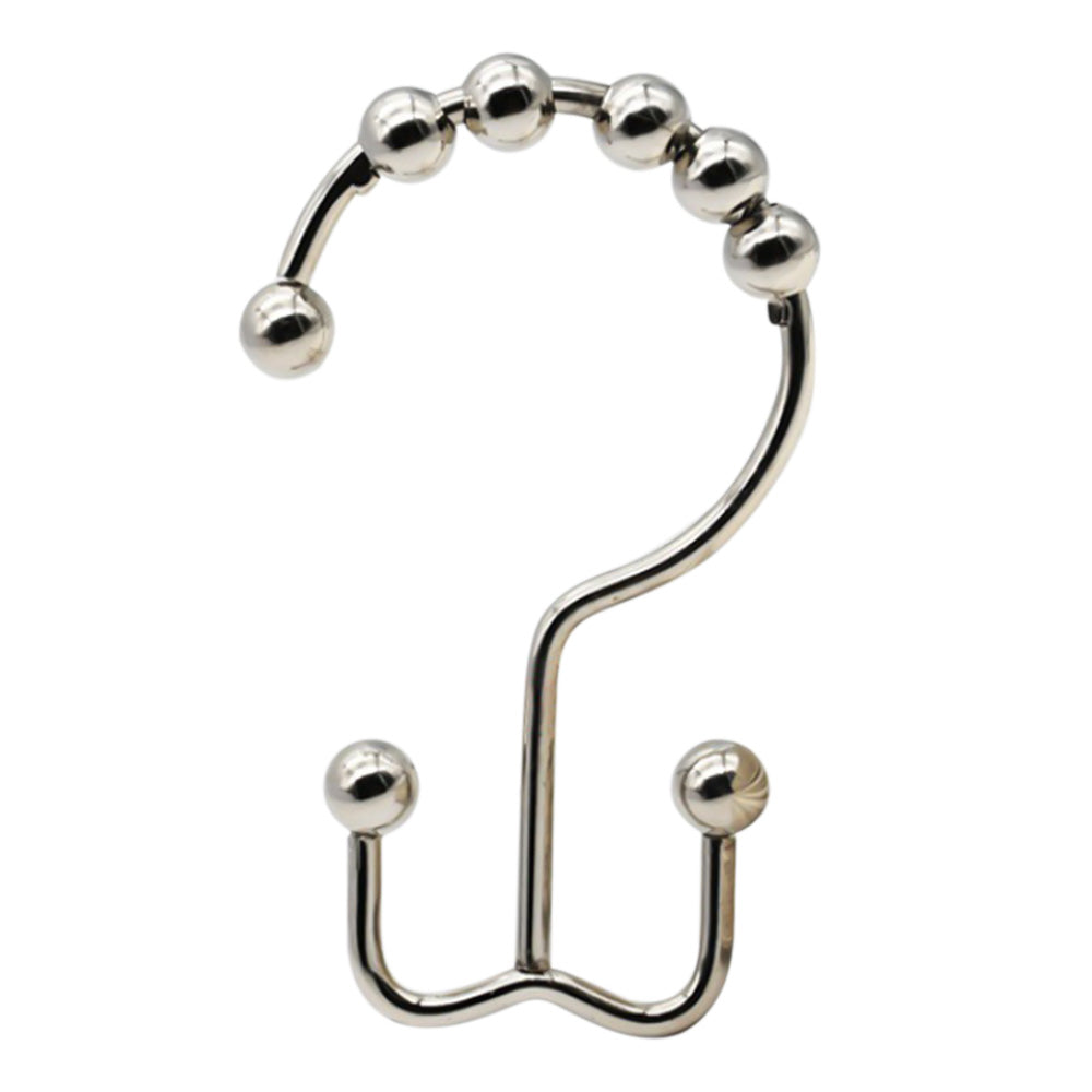 12Pcs Shower Curtain Hooks Rings Double Glide Shower Hooks Rings
