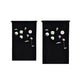 2 Piece Canvas Pin Badge Organizer Display Banners for Wall Hanging