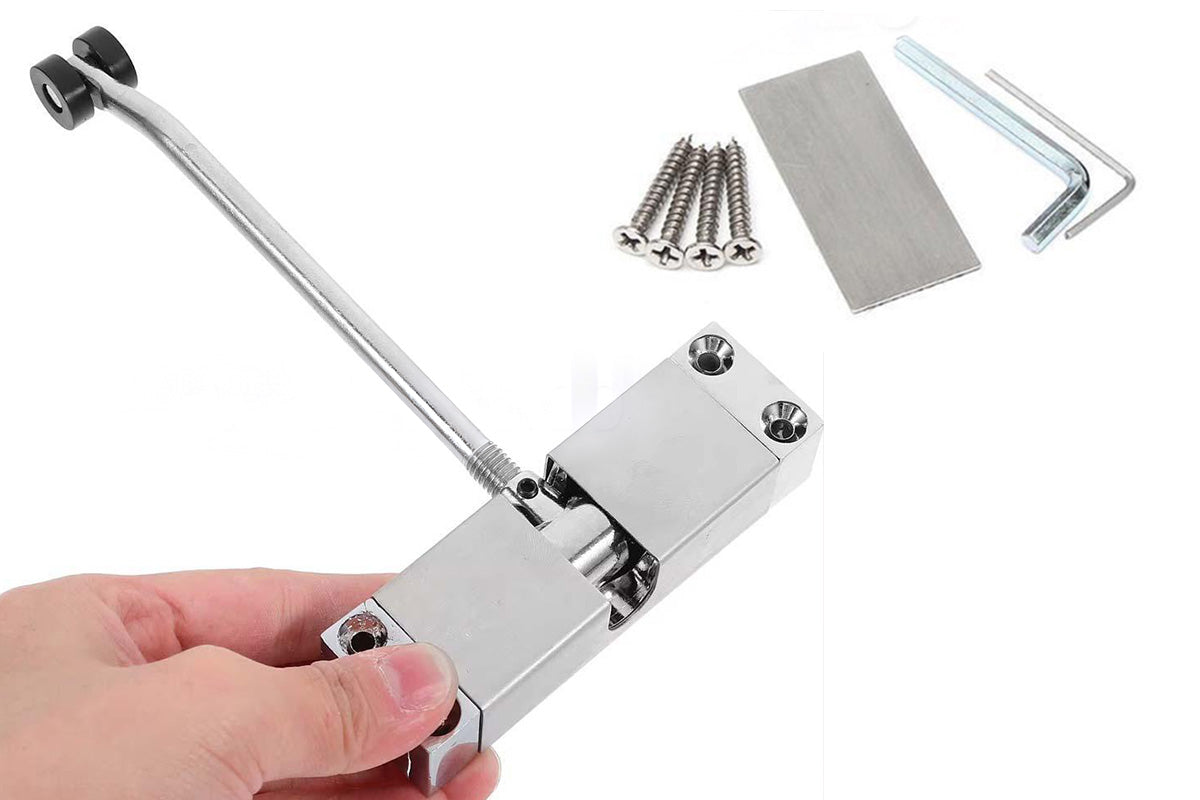 Aluminum Alloy Automatic Door Closer with Adjustable Closing Angle