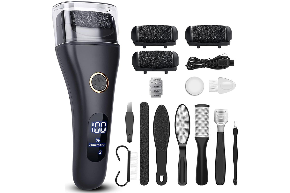 Rechargeable Electric Foot File Callus Remover Pedicure Tool for Heels