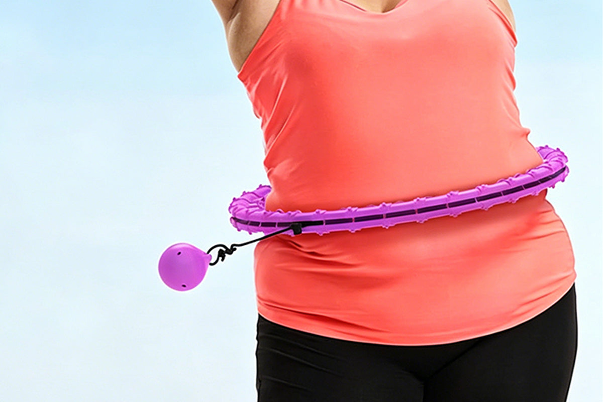 32 Section Detachable Weighted Hula Hoop Adjustable 26 to 58 Inches