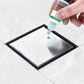Square Shower Drain with Filter Detachable Stainless Steel Floor Drain for Bathroom Balcony