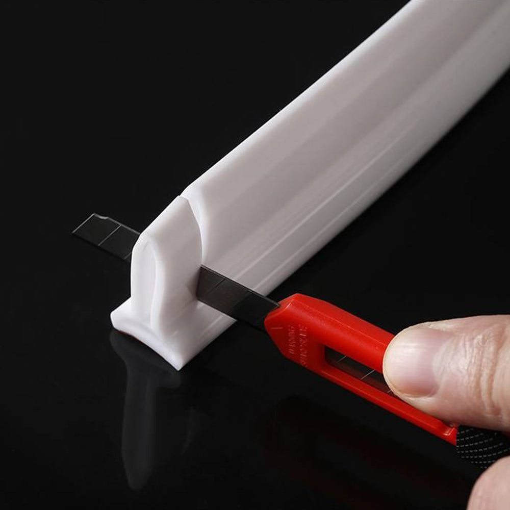 Bathroom Rubber Water Stopper Strip Shower Dam Dry and Wet Separation Barrier