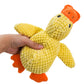 Yellow Stuffed Duck Dog Chew Toys Dogs Teeth Cleaning