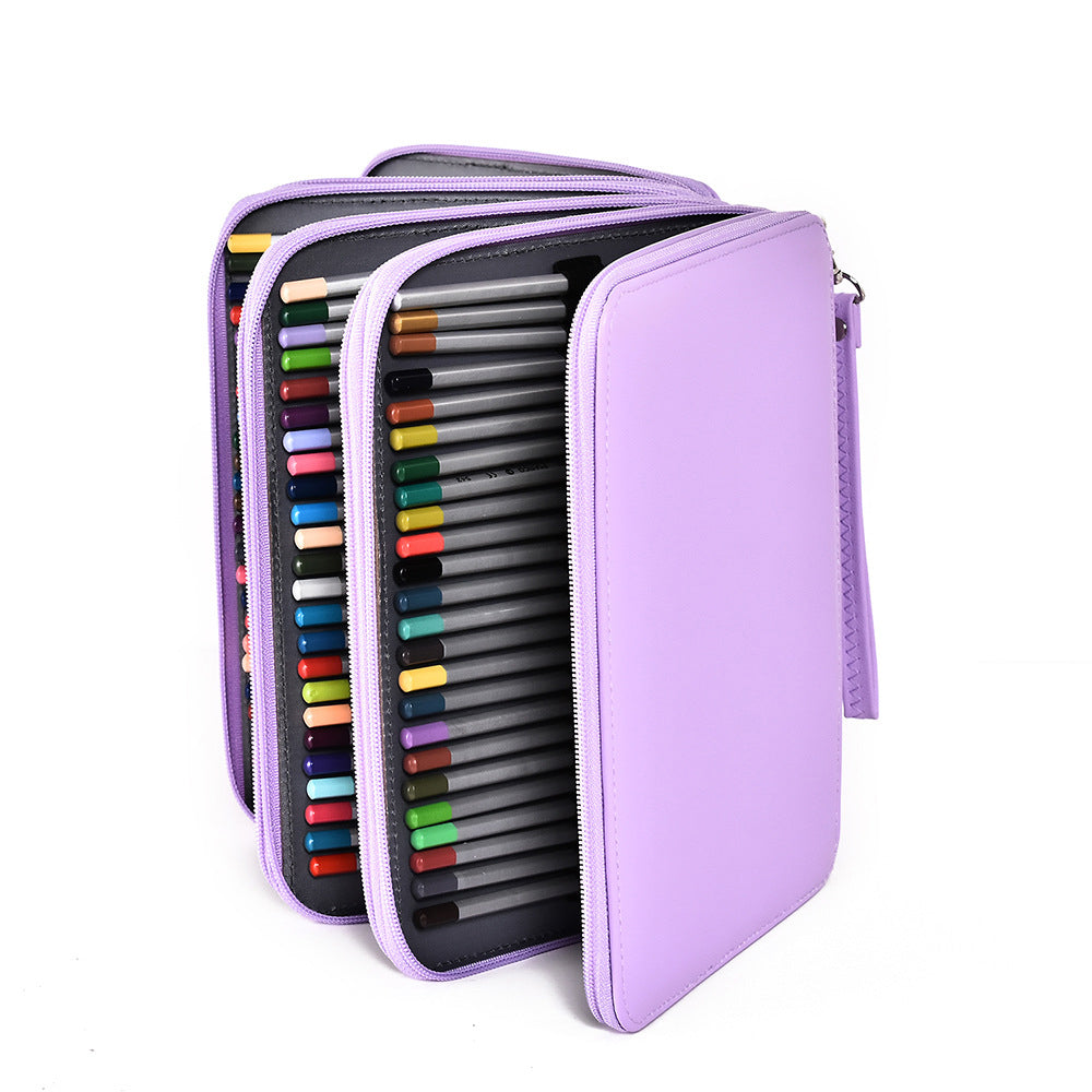 184 Slot Foldable Large Capacity Pencil Case Makeup Bag and Storage Organizer