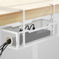 Iron Mesh Under Desk Cable Management Tray No Drill With Clamp Mount