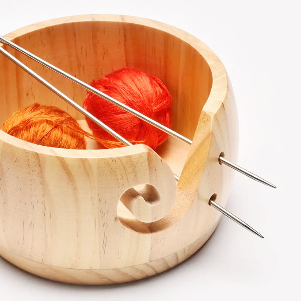 Knitting Woolen Yarn Storage Bowl with Lid