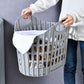 Collapsible Plastic Laundry Basket Folding Washing Clothes Storage Organizer