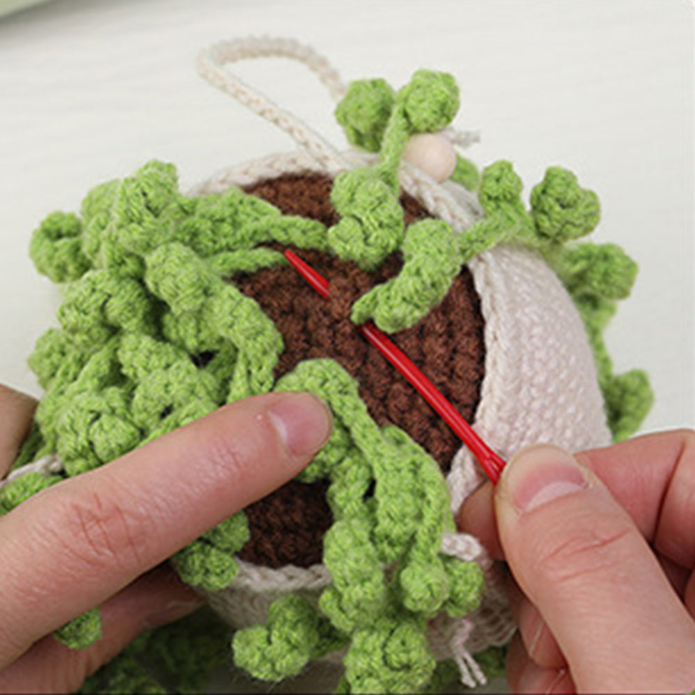 DIY Crochet Kit Crochet Hanging Plant Ornament