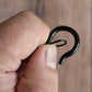 20PCS Q Hanger Hooks with Safety Buckle Windproof Screw Hooks for Hanging Outdoor Lights Plants
