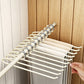 10 Pack Heavy-Duty Non-Slip Pant Hangers Metal Open-End Clothes Hanger for Jeans And Blankets