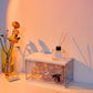 Transparent Storage Box Perfume Display Stand Dust Proof Cosmetics Display Case