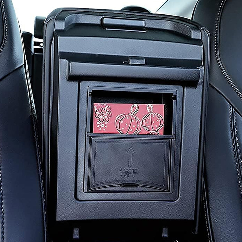 4Pcs Set Centre Console Organizer Tray Armrest Storage Box Cup Holder for Tesla Model 3/Y