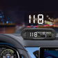 Wireless Car HUD HEAD-UP DISPLAY Solar Panel Digital Speedometer