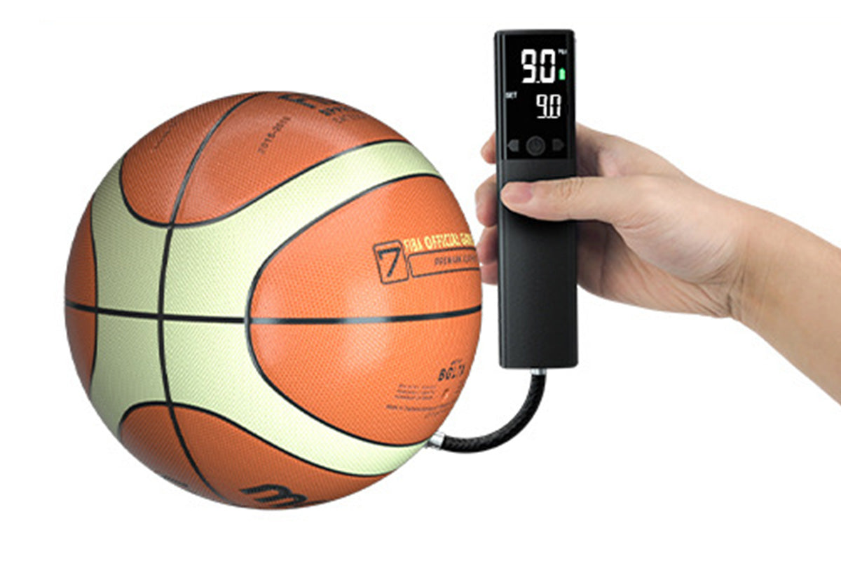 Electric Ball Pump with LCD Display and Flashlight or Basketball Soccer Football