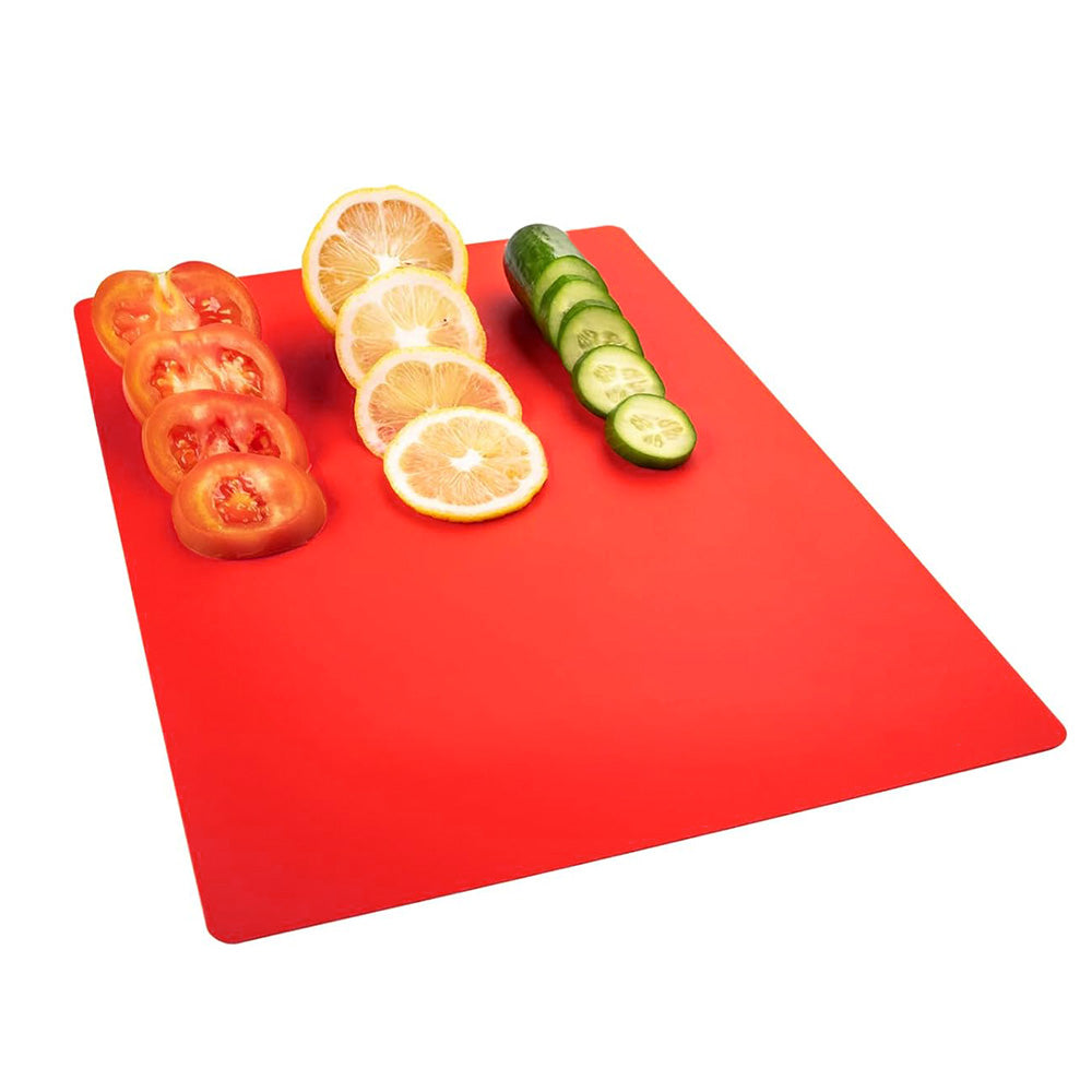 4-Pack Color Coded Cutting Boards Food Grade PP Plastic Chopping Mats (38x30.5cm)