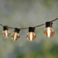 Solar Powered LED String Lights - 20 Bulb Waterproof Outdoor Decorative Lighting