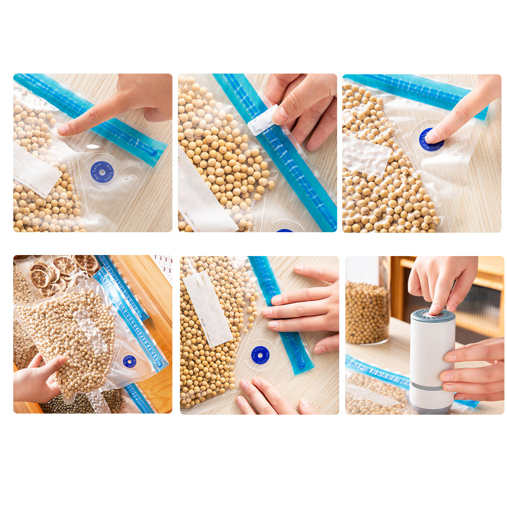 Handheld Electric Vacuum Sealer with 20Pcs Reusable Vacuum Seal Bags