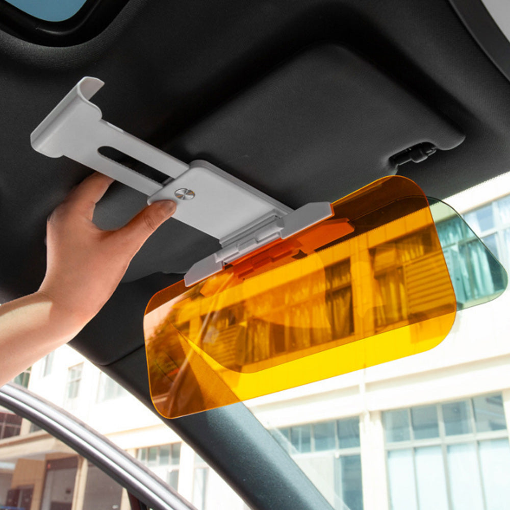 2-in-1 Sun Visor Extender for Day and Night Anti-Glare and UV Protection
