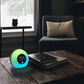 LED Colorful Wake Up Light Alarm Clock with Bluetooth Speaker