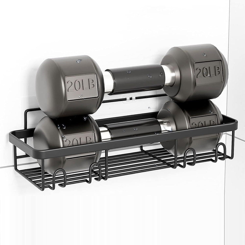 5Pcs Shower Caddy Adhesive Bathroom Wall Organizer Rack