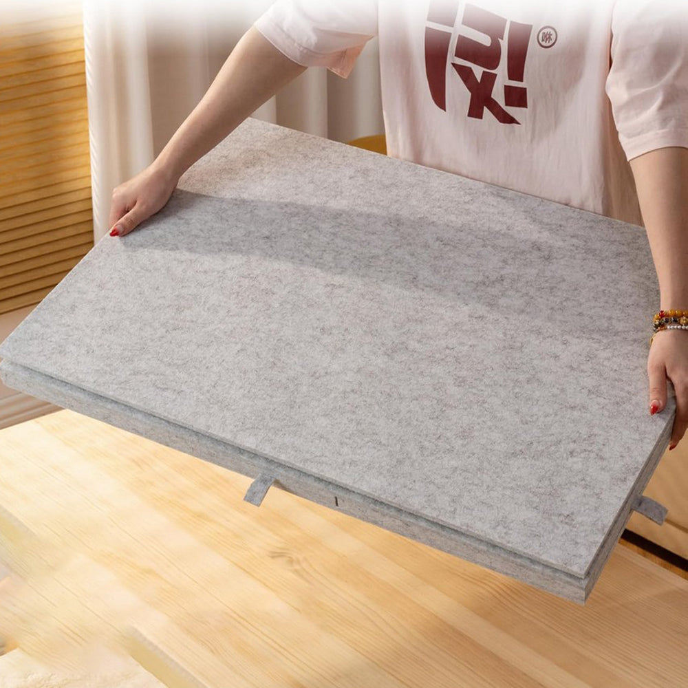 Puzzle Board with 6 Sliding Drawers Foldable Felt Puzzle Table Up to 1000 Pieces