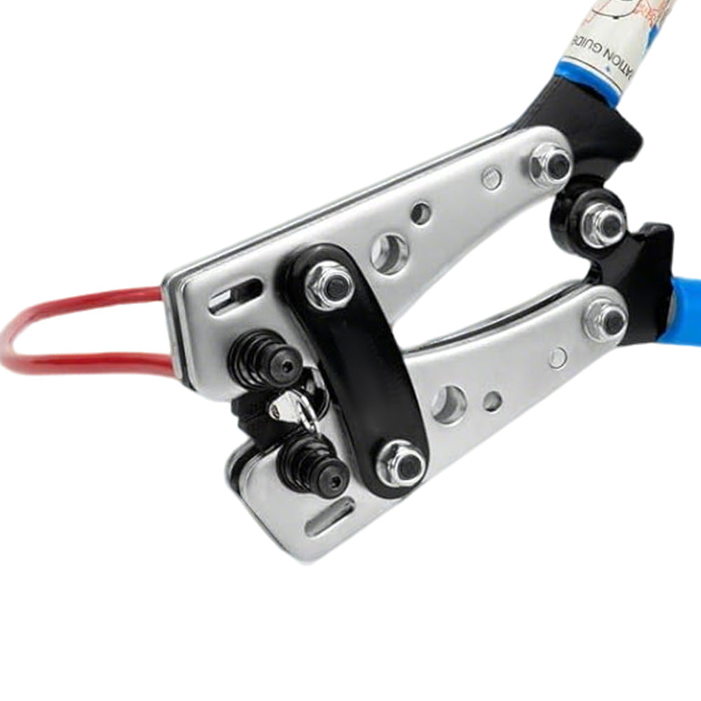 Cable Crimping Tool Kit 360 Degree Rotating Dies for 6 to 50 mm square Cables Set