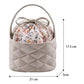 Travel Drawstring Cosmetic Storage Barrel Bag