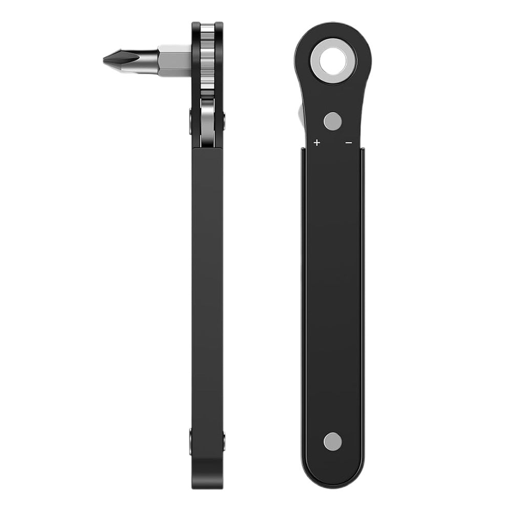 12 in 1 Ratcheting Pocket Screwdriver Gifts for Men 90 Degree Right Angle Screwdriver